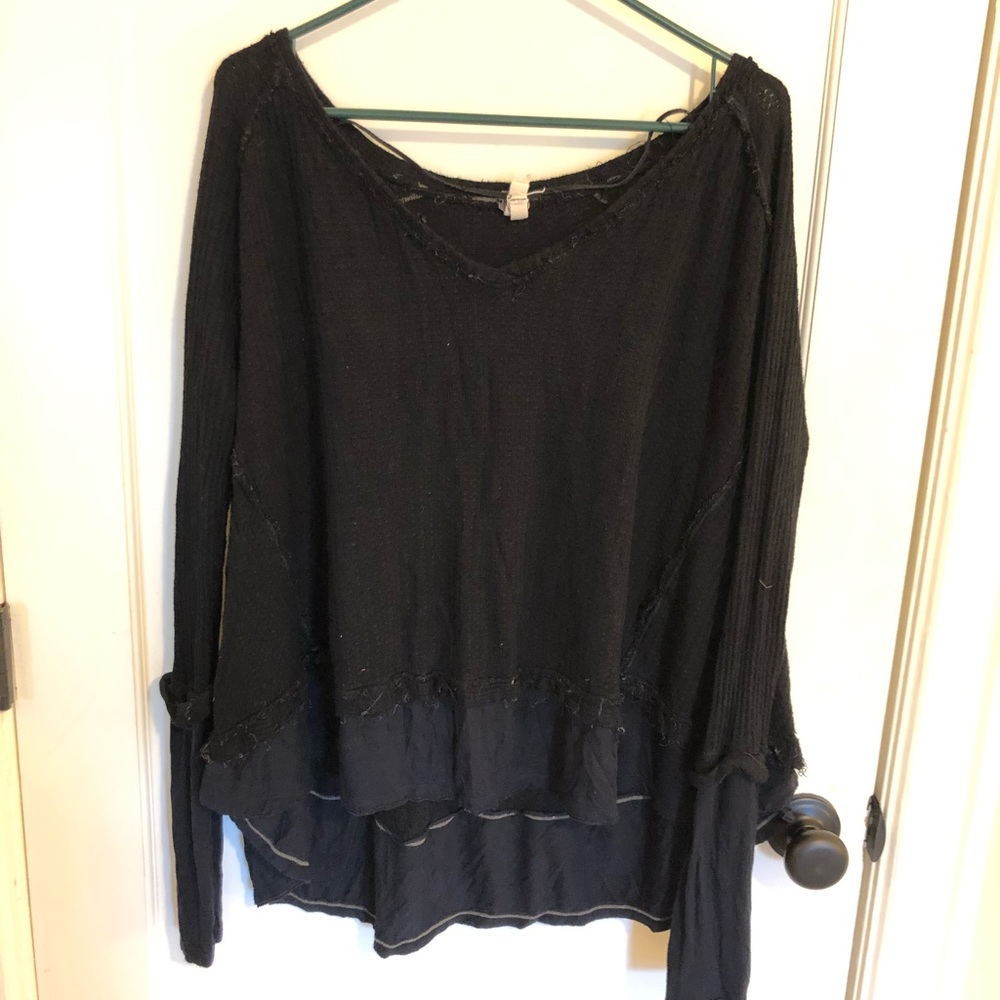 Free People Waffle Long Sleeve